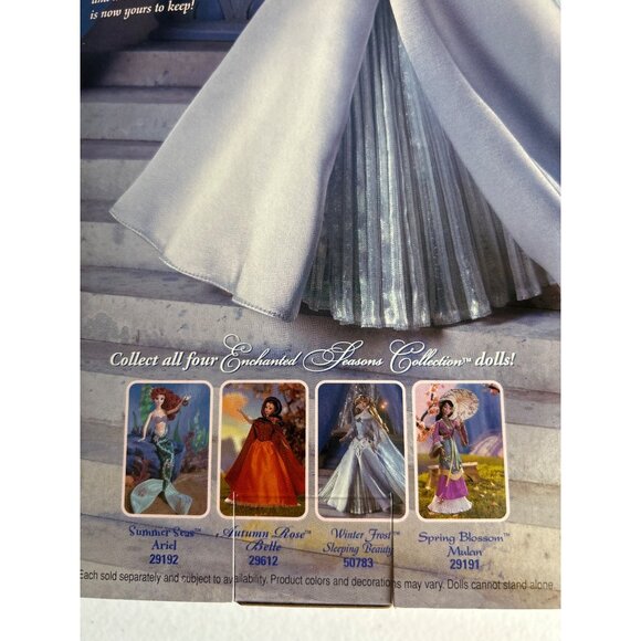 Disney Enchanted Seasons Collection Winter Frost Sleeping Beauty Doll New In Box - Picture 4 of 5
